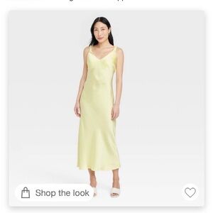 Target Butter Yellow Midi Dress